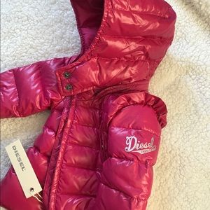 Real Down Diesel baby coat -6m NWOT